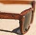 Viable Harvest Wood Sunglasses for Men & Women - Dark Polarized Lenses Block Sun & Glares - Handmade Wooden Craftsmanship & UV400 Lens - 100% UVA & UVB Protection - With Classy Gift Box - Sandalwood