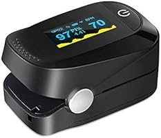 E T EASYTAO 4 en 1 Oxímetro de Pulso de Dedo con Pantalla OLED, Monitor Digital de Frecuencia de Respiración RR,...
