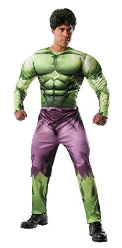 Rubie's Costume Men's Marvel Universe Adult Deluxe Hulk Costume