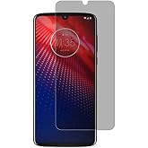 AISELAN Privacy Screen Protector for Motorola Moto Z4 - [2PACK] Anti-spy Anti-peeping Screen Tempered Glass for Moto Z4