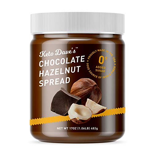 Keto Daves Chocolate Hazelnut Spread No Sugar by Double Foods at the