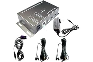 SZBJ IR Receiver Accessories for IR Repeater Kit,IR Repeaters Accessories (2 Dual Head, Gray)