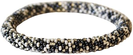 Aid through Trade Beaded Roll-on Bracelet (Off-white Multi)