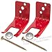 Fire Extinguisher Bracket - (Lot of 2) Amerex Fork Style, Wall Hook, Mount, Hanger for 5 to 13lb. Extinguishers with Valve Body Slots - FREE SCREWS & WASHERS