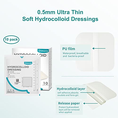Hydrocolloid Adhesive Bandage, Hydrocolloid Wound Dressing Thin Type 4