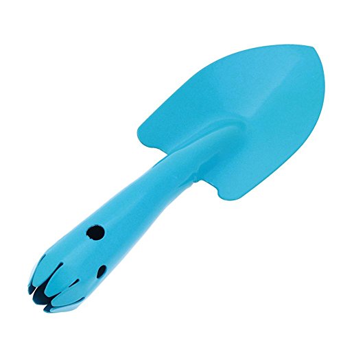 Mikolot Mini Metal Garden Hand Shovel Flower Soil Planting Kids Spade Tool(Blue) - Thumbnail 4