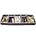 Underbed Shoe Storage - Aomeiqi Under Bed Shoes Organizer Boxes 5 Pairs - Made of Moistureproof Materials - with Detachable Closets Multiuse and Front Zippered Closure for Saving Space Brown (Small)