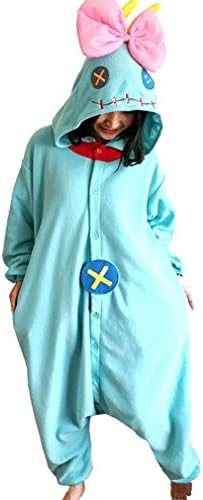 HARVEY Unsex Nightclothes Cosplay Kigurumi Anime Cartoon Onesie Scrump Pajamas M