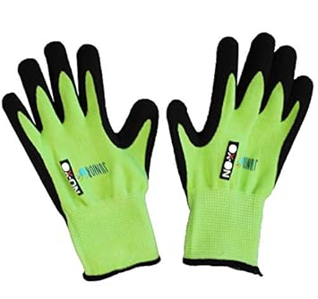 OX-ON Kinder Arbeitshandschuhe Gartenhandschuh JUNIOR KIDS 1000 Feinstrick grün 4-6 Jahre, Größe 2,5