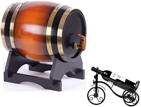 ワイン樽 オークワイン樽のワインラック 産業 研究開発用品 ウィスキーバケツの水ディスペンサー 1 5lオーク樽自分のワイン ウィスキーのため シューズ ビール スポーツ ラム 蛇口付き ウイスキー樽 B085c4q69q 新作製品 世界最高品質人気 正規品送料無料 100