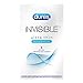 Durex Condom Invisible Ultra Thin Natural Latex Condoms, 8 Count - Ultra Senstive, Lubricated, Transparent