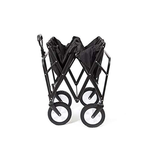 Mac Sports WTC-145 Collapsible Outdoor Folding Wagon, Black (Certified Refurbished) - Thumbnail 2