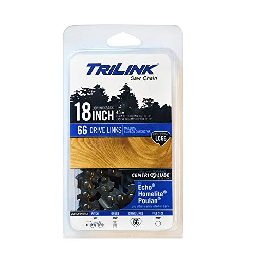 TriLink CL85066TL23/8 LP .050 Gauge 66 Drive Links 18 in. Chainsaw Chain John D…