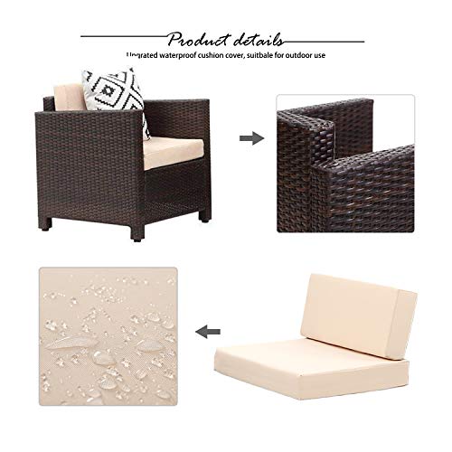 Wisteria Lane Patio Furniture Set, 4 Piece Outdoor Conversation Sets