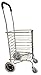 #1 Heavy Duty & Super Lightweight Aluminum Fold-able Shopping Cart Push Trolley Dolly for Groceries & Laundry - New Design Only 7 lbs