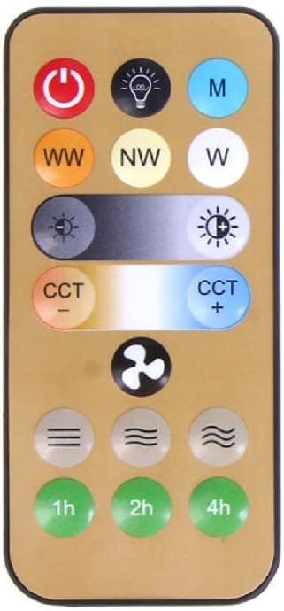 SEARUB Wireless Remote for E27 Ceiling Fan Light 3 Speed 4 Hour Timing