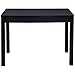 Tangkula Computer Drawer, Home Office Compact Efficient Laptop PC, Wood Workstation Desk,Writing Study Table, Black