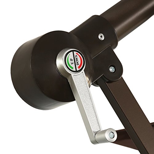 Ulax furniture 10 Ft Offset Cantilever Hanging Patio Umbrella, Tilt and Crank Outdoor, PA Coated