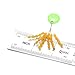 SAMSFX Fishing Bobber Stoppers Rubber Oval Floats Stops (150 Pack, 5 Rings, Size L)