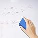EAONE 48 Pack Dry Erase Eraser, Magnetic Whiteboard Cleaner Mini Chalkboard Cleansers for Classroom, School, Office, Home (Blue, 1.97 x 1.97 Inch)