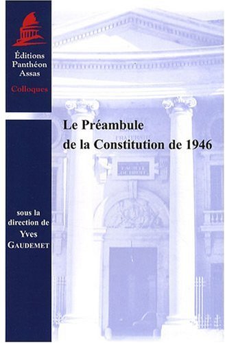 Le  préambule de la Constitution de 1946