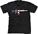 Blittzen Mens T-shirt AR-15 USA Flag Imprint