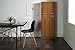 South Shore, Morgan Cherry 4-Door Storage Pantry with Adjustable Shelves