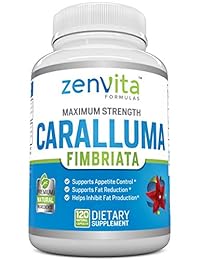 Extracto puro de Caralluma Fimbriata de ZenVita Formulas, 1200mg - 120 Cápsulas, No AGM y libre...