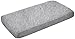 Amazon Basics 100% Cotton Jersey Fitted Baby Crib Sheet, Fits up to 6-Inch Mattress, Pack of 4, 28 x 52 Inches, Light Grey, Solid