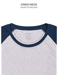 David Archy pijama de manga larga de algodón peinado para hombre