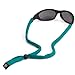 Chums Original Cotton Retainer - Unisex Eyewear Keeper for Sunglasses & Glasses - Adjustable Fit, Washable & Made in USA (Standard-End, Teal), (12115)