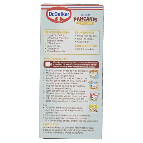 Dr.Oetker American Pancakes Banaan Haver - mix voor 20 pancakes (300 g) - Afbeelding 3