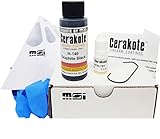 Graphite Black H-146 Oven Cure, MSI Ceramic Firearm Paint Bundle, includes 7 items: 45ml Ceramic Paint, Catalyst, Strainer, Gloves, Hanging hook, instructions and link to MSI instructional video.