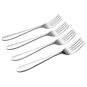 Zerdyne 6-delige buffet-serveervork, grote roestvrijstalen serveervork