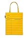 Out of Print Library Card Yellow Tote Bag with Inner Pocket - Gift for Book Lovers