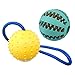 Valuri Pets - 2 Toys - Food Dispensing Dog Toy w/Teething Chew Rope, Interactive Dog Toy, Blue & Green Balls for Dogs, Dog Toys for Teething, The Ultimate Puppy Toys Dispenser