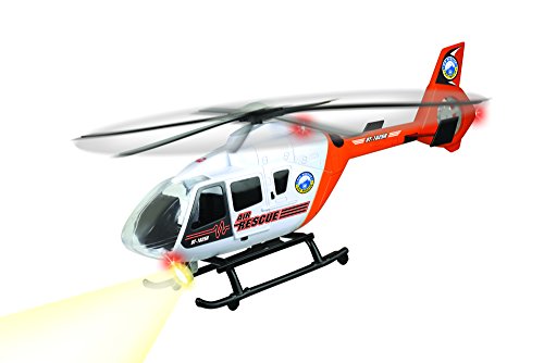 Dickie Toys Light and Sound SOS Rescue Helicopter with Moving Rotor Blades, 25"