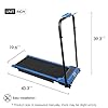 Treadmills for Home Foldable, Electric Folding Treadmill with Music, Remote Control Running Walking Machine, LED Display…