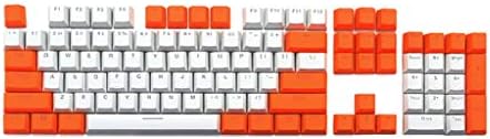 CUTEQ Translucent Double Shot PBT 104 KeyCaps Backlit for Cherry MX Keyboard Switch