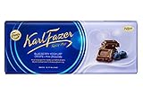 Karl Fazer Blue Blueberry Yoghurt Crisps in Milk Chocolate Bar