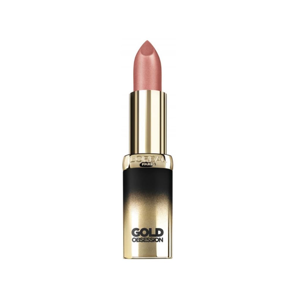 L'Oréal Paris Color Riche Satin Smooth Lipstick, Moisturising Pure Pigment Lip Colour, With Omega 3 & Vitamin E, CP36 Nude Gold