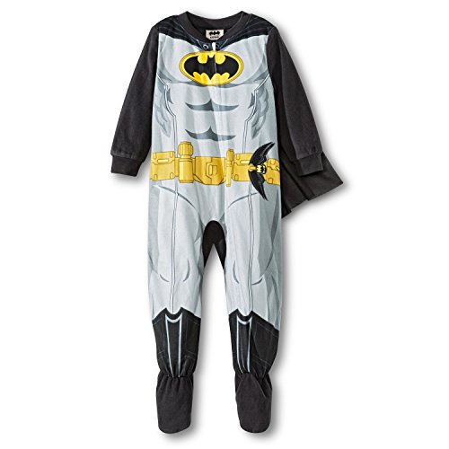 DC Comics Batman Costume Little Boy Footed Sleeper Blanket Pajama With Cape