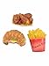 9 PC FRENCH FRIES SANDWICH HAMGURGER HOT DOG MIX FAST FOOD 3D FRIDGE MAGNET SOUVENIR TOURIST GIFT FO-010