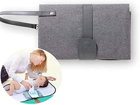 Yeying123 Portable Baby Changing Mat and Mini Bag Travel Mat Lightweight Waterproof and Durable Wipe Clean Cushioned Changing Pad Extra Long Design Suitable for Toddlers