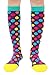 CompressionZ 20-30 mmHg Compression Socks Men & Women - Knee High Support Stockings (Urban Dots, X-Large)