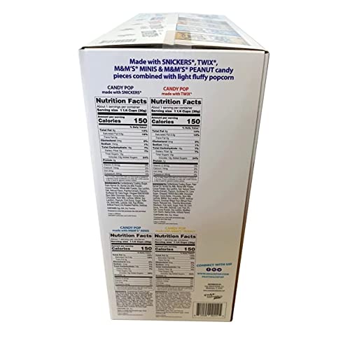 Snack Pop Candy Pop Popcorn Variety Pack, 1 Ounce (Pack of 18) Pricepulse