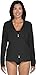 Coolibar UPF 50+ Women's Seaside Hoodie - Sun Protective (Medium- Black)