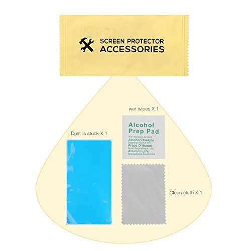 O'woda 4pcs/set Glass Fiber Film Anti-scratch Protector: 2pcs Camera Lens Glass Film + 2pcs Drone Body Screen Film Protective with Storage Box for DJI SPARK