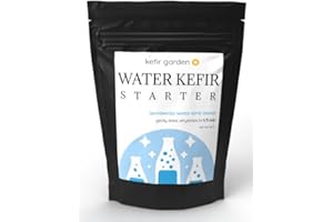 1/3 Cup Dehydrated Organic Water Kefir Grains with Digital Quick Start Guide