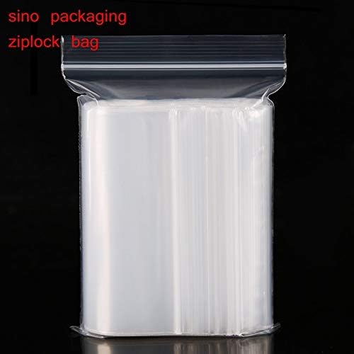 5X7Cm : Extra Heavy-Duty Various Sizes Reclosable Plastic Packaging Bags Zip Lock Poly Bags Zipper Clear Ziplock Bags(Pack of 100)